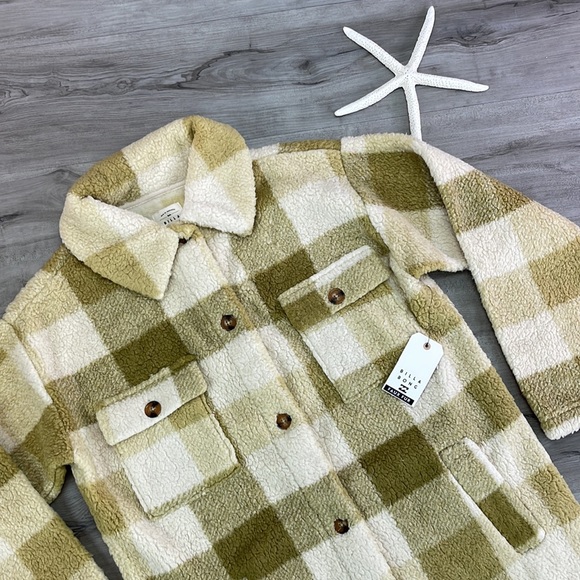 🔆BILLABONG🔆 FAIRBANKS FLEECE JACKET SO SOFT - Picture 5 of 15